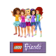 LegoF2 vafa Lego Friends fetele cu logo 30x20cm